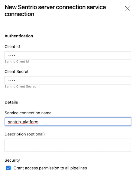 Service connection configuration 1